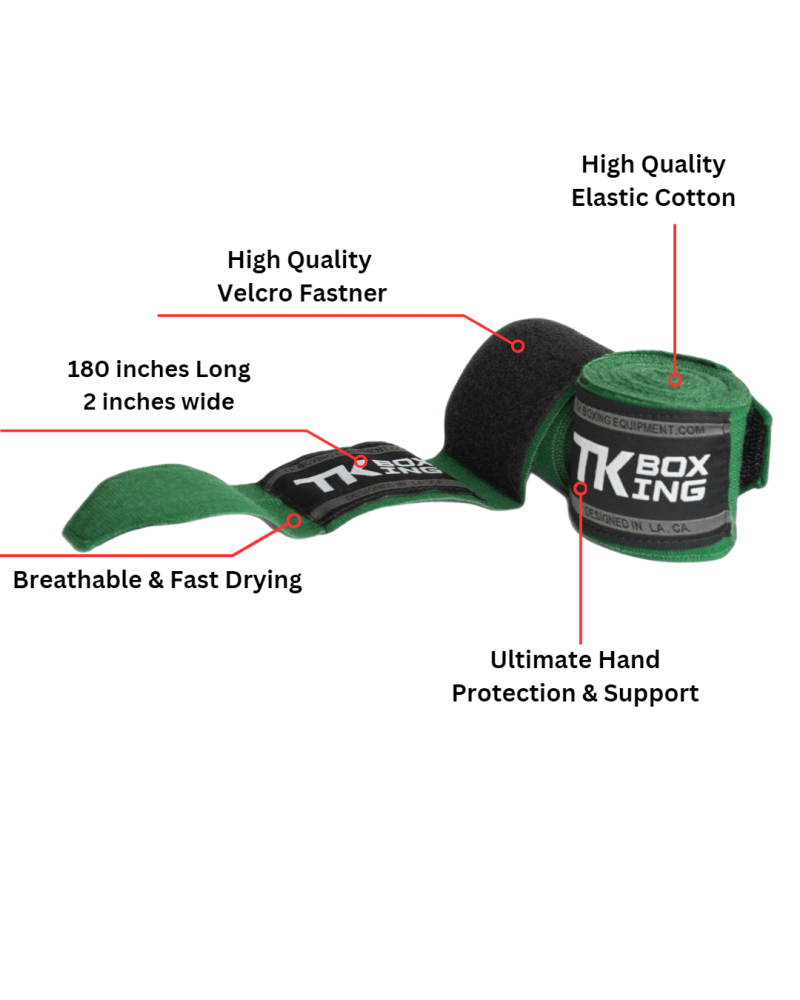 180 in. Elastic -Hand Wraps