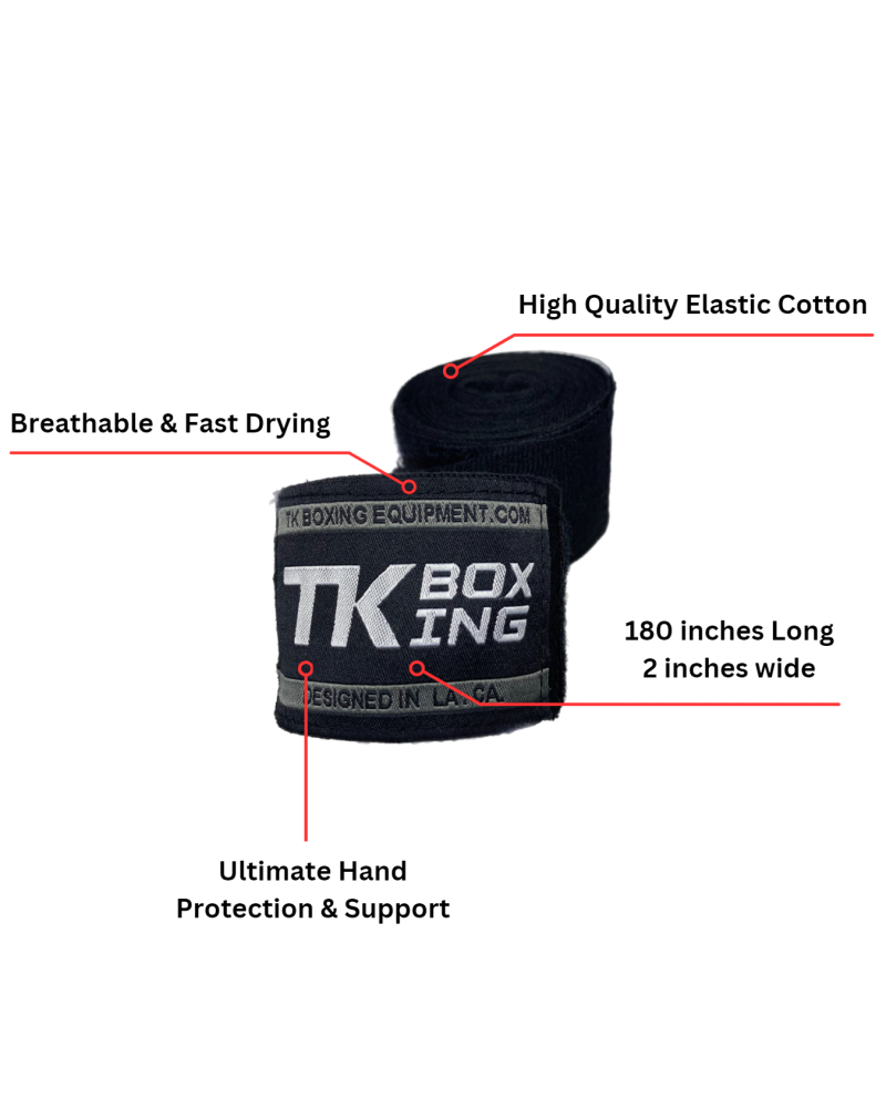 180 in. Elastic -Hand Wraps